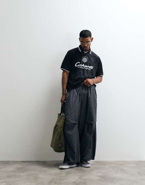 Carhartt WIP – Terrace – Czarny T-shirt piłkarski - view 1