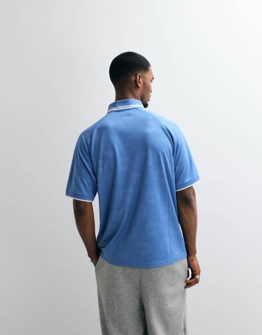 Carhartt WIP – Terrace Football – T-Shirt in Blau, 5 von 5