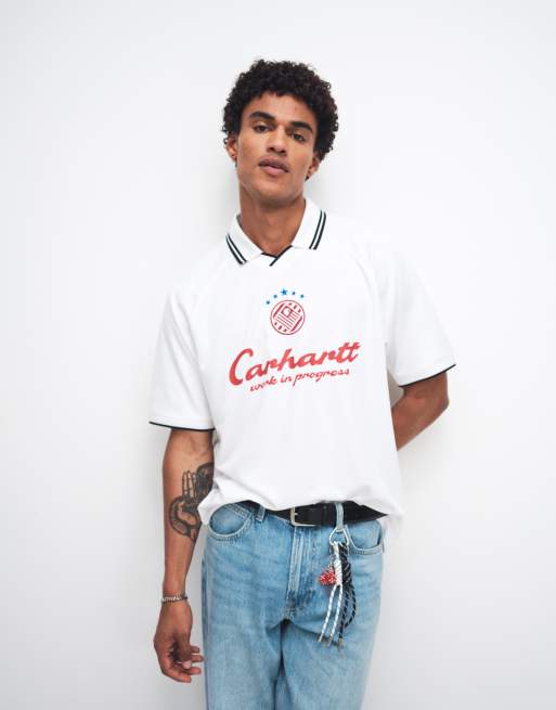 Carhartt WIP - Terrace - Maillot de football - Blanc, 5 de 5