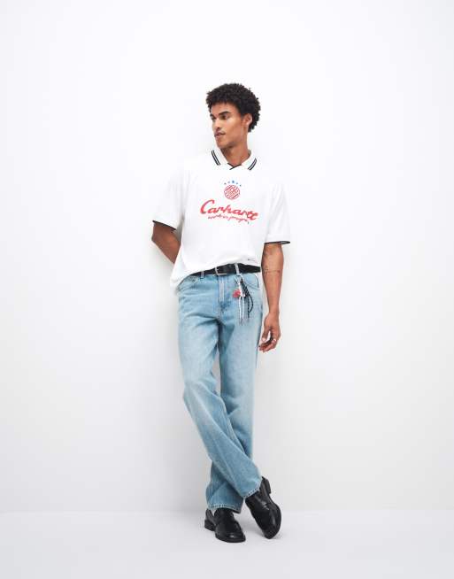 Carhartt WIP – Terrace – Vit fotbolls-t-shirt, 2 av 5