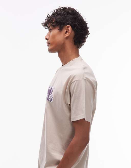 Carhartt WIP - Tetra - Afslappet beige T-shirt, 5 af 5