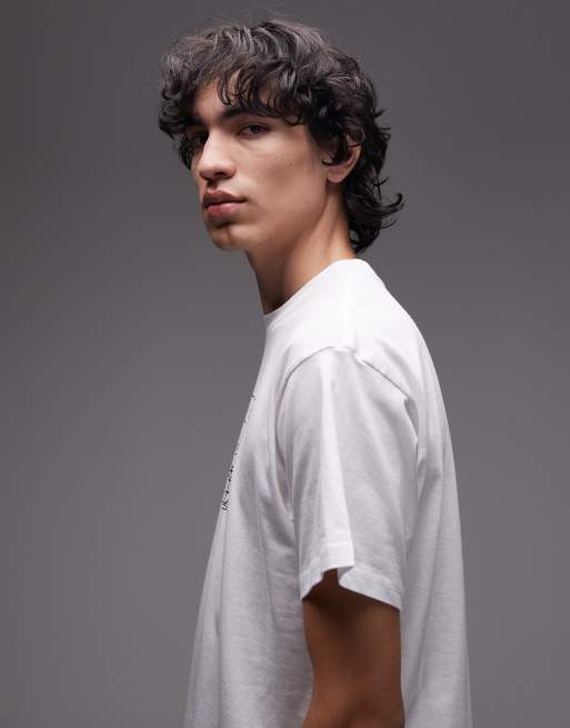 Carhartt WIP – Theory and Practice – Biały T-shirt, 5 z 5