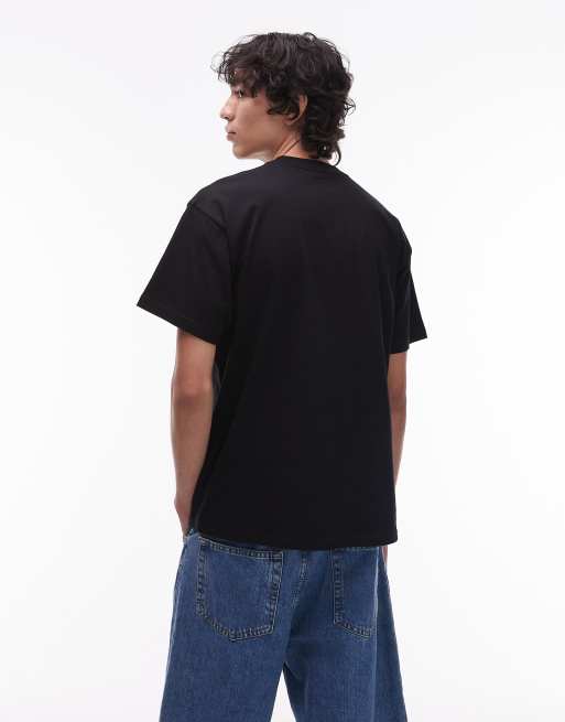 Carhartt WIP – Theory and Practice – Czarny T-shirt z nadrukiem, 3 z 5