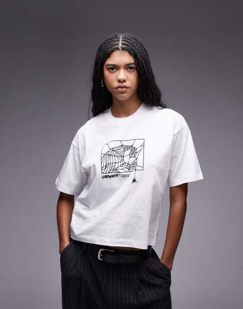 Carhartt WIP - Theory and Practice - T-shirt oversize bianca - view 1