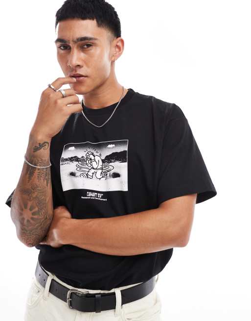 Carhartt WIP – Think Tank – T-Shirt in Schwarz, 2 von 4