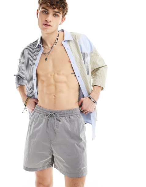Carhartt WIP tobes swim shorts in grey
