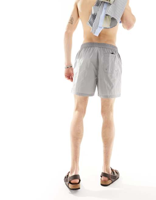 Carhartt WIP Tobes swim shorts in grey, 3 of 4