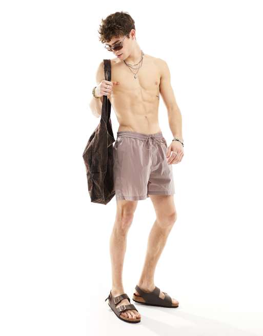Carhartt WIP tobes swim shorts in pink, 2 of 4