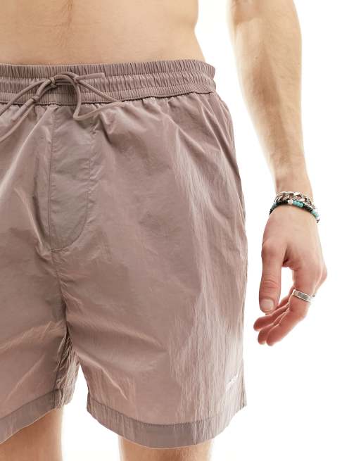 Carhartt WIP tobes swim shorts in pink, 3 of 4