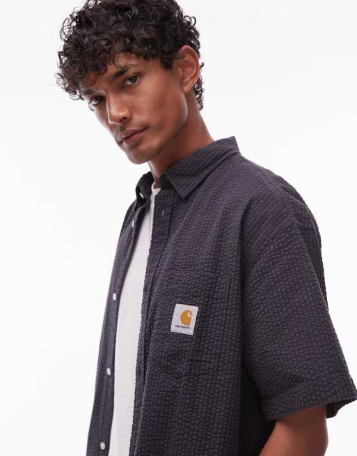 Carhartt WIP - Toland - Chemise d'ensemble ample en crêpe - Noir, 3 de 4