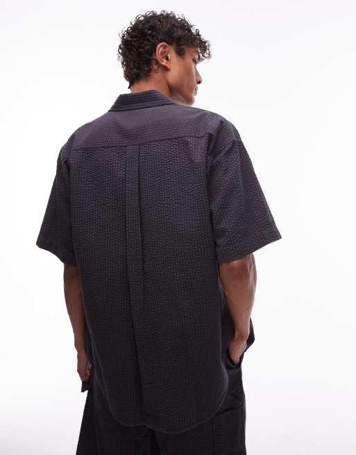 Carhartt WIP - Toland - Chemise d'ensemble ample en crêpe - Noir, 4 de 4