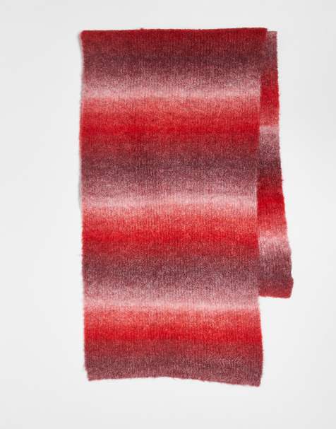 Carhartt WIP - Tony - Sciarpa rossa e marrone a righe - view 1