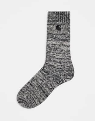 Carhartt WIP - Tony - Socken in Schwarz meliert