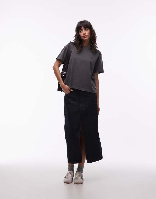 Carhartt WIP – Torian – Oversize-T-Shirt in verwaschenem Schwarz, 2 von 4