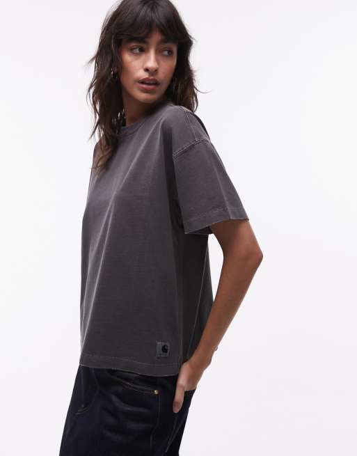 Carhartt WIP - Torian - Oversized kortærmet T-shirt i sort vask