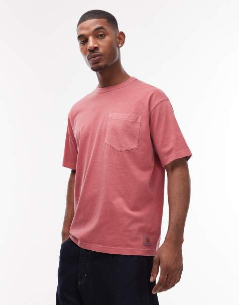 Carhartt WIP torion oversized t-shirt in washed red - view 1