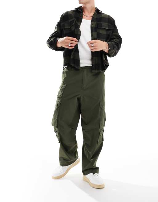Carhartt WIP - Tracker - Grønne bukser i afslappet pasform, 4 af 5