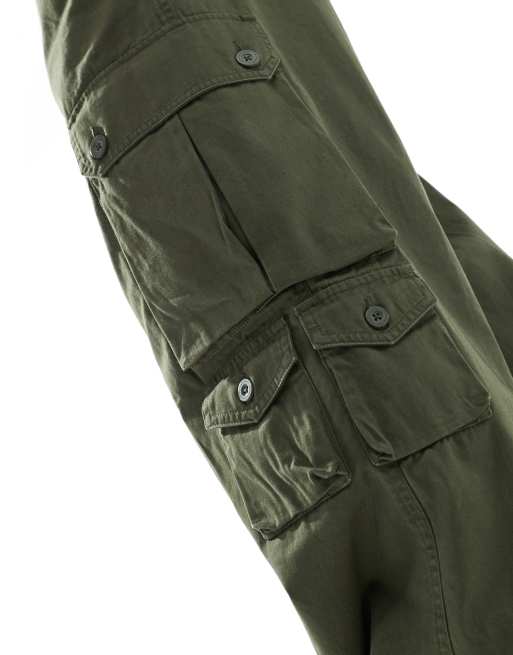 Carhartt WIP – Tracker – Zielone spodnie o luźnym kroju, 3 z 5