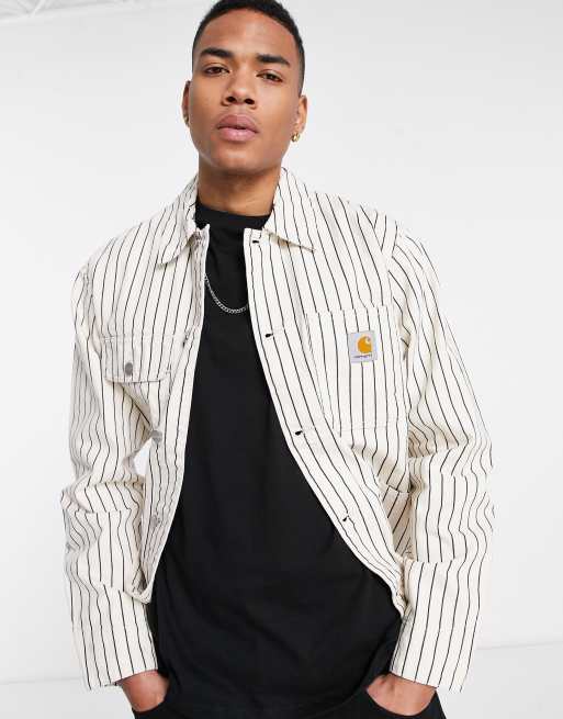 Carhartt Clothes Carhartt Wip Trade Michigan Coat Trade Stripe