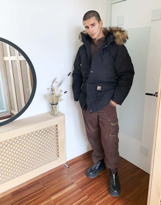 Carhartt WIP Trapper parka in black