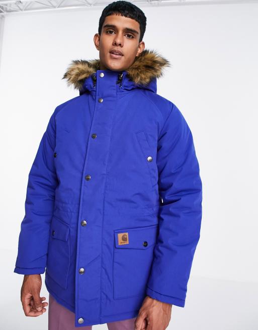 Carhartt jacket Navy Blue WIP jas parka winter