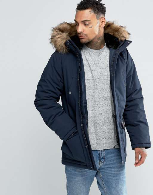 carhartt trapper parka dark navy