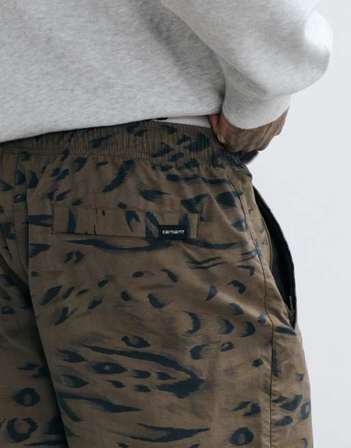 Carhartt WIP Travon nylonshorts med dyreprint, 5 af 5