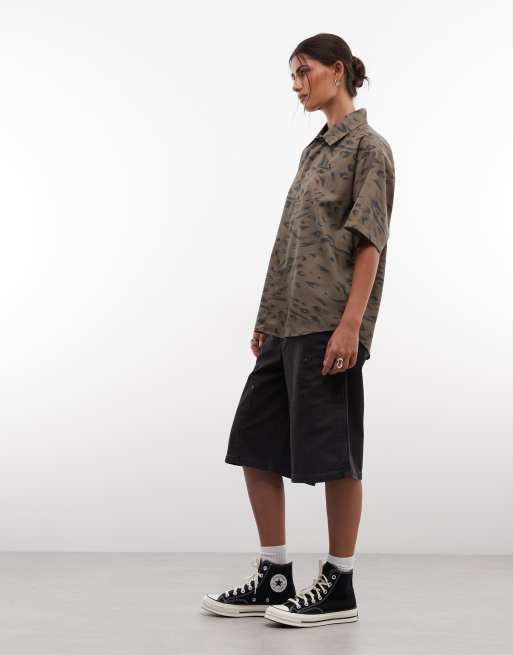 Carhartt WIP travon short sleeve shirt in multi, 3 of 4