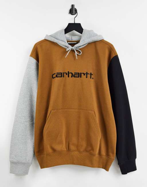 Carhartt wip tricolor script logo hoodie in multi new arrivals