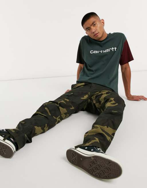 Carhartt Boy's Long-Sleeve Camo Pocket T-Shirt