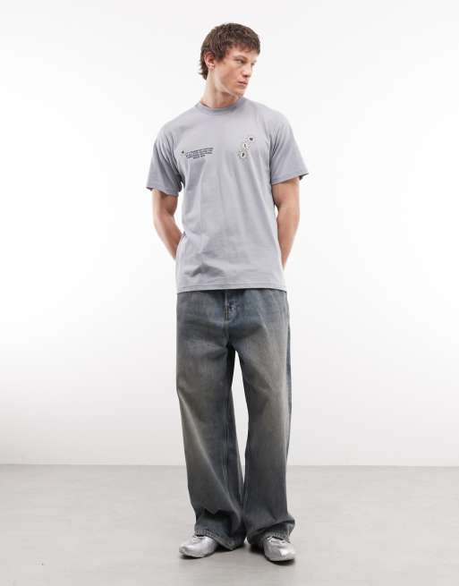 Carhartt WIP trip t-shirt in grey, 2 of 5