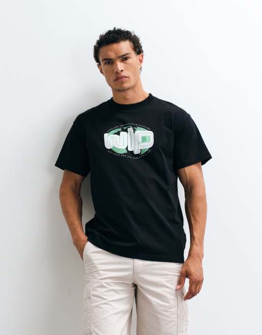 Carhartt WIP trøje med frontgrafik og WIP-logo i sort, 4 af 5