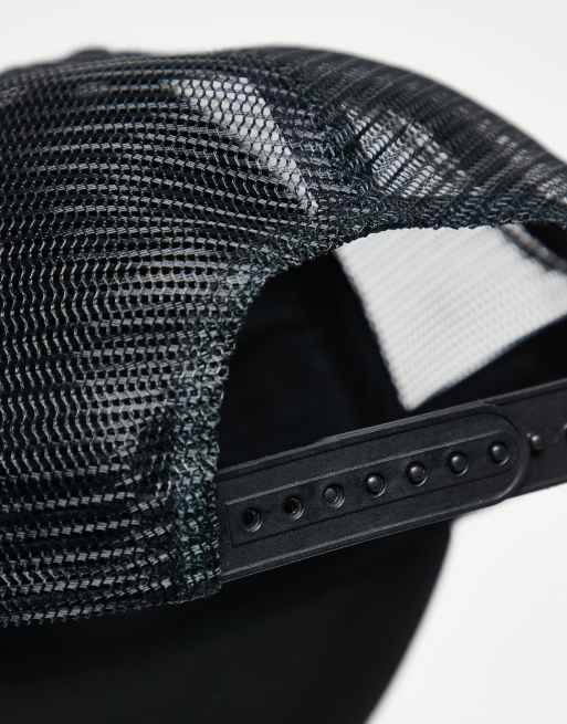 Carhartt WIP – Trucker-Kappe in Schwarz mit Signatur-Logo, 3 von 4