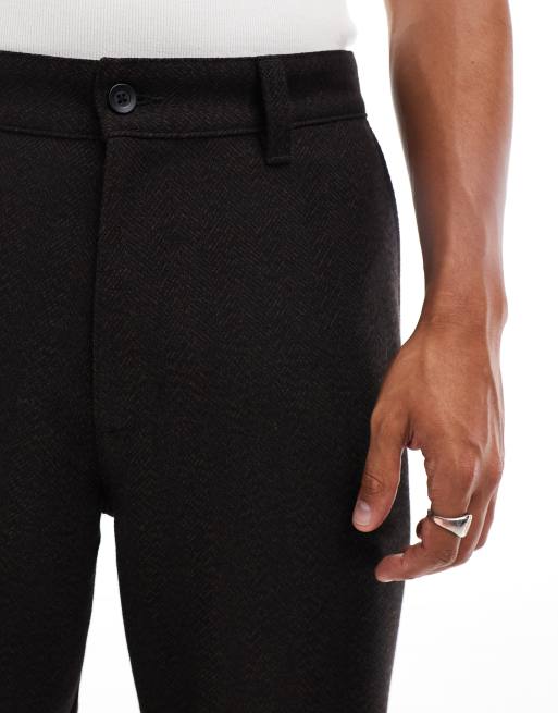 Carhartt WIP – Truman – Locker geschnittene Hose in Dunkelbraun, 4 von 5