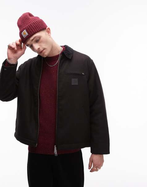 Carhartt WIP truman zip up jacket in black - view 1
