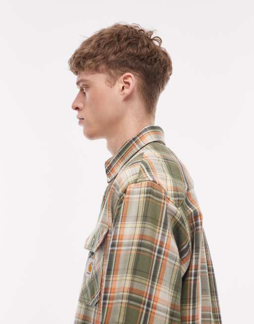 Carhartt WIP - Tunick - Chemise manches longues à carreaux - Vert, 5 de 5
