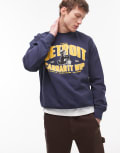 [Carhartt WIP] Carhartt WIP Underground graphic sweatshirt in navy S Navy