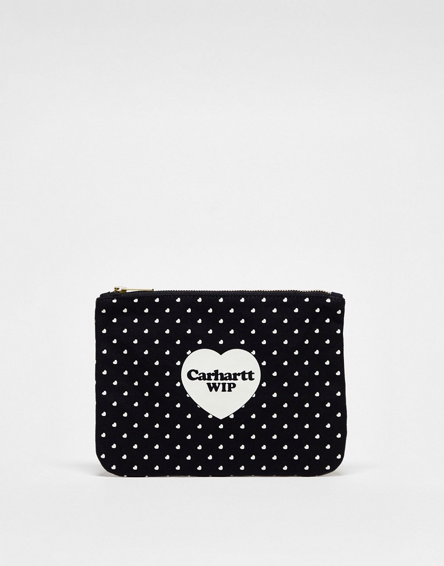 Carhartt WIP unisex heart bandana wallet in black