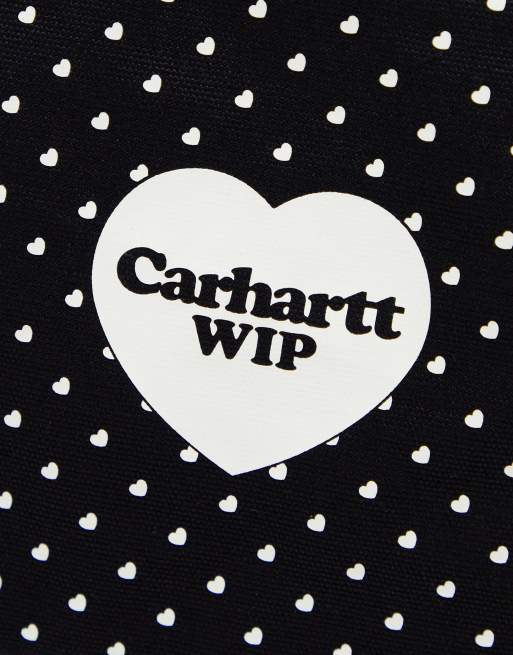 Carhartt WIP unisex heart bandana wallet in black, 4 of 4