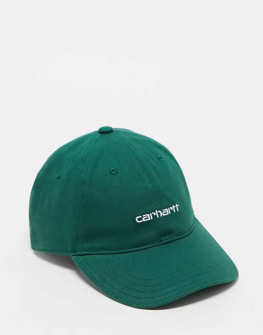 Carhartt WIP – Unisex – Kappe in Grün mit Schriftzug