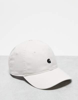 Carhartt WIP unisex Madison logo cap in off white