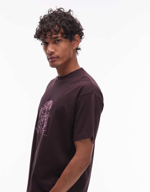 Carhartt WIP Unit loose fit t-shirt in brown, 4 of 5