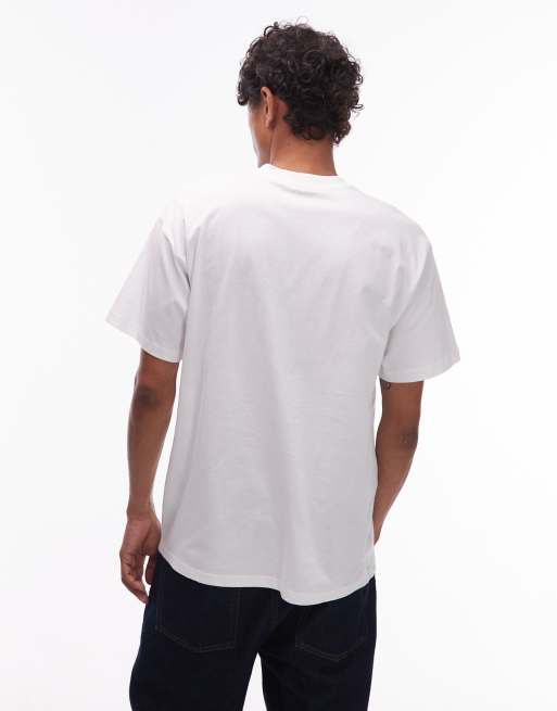 Carhartt WIP - Unit - T-shirt bianca vestibilità ampia, 3 di 5