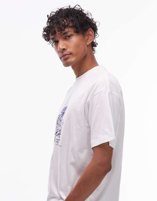 Carhartt WIP - Unit - T-shirt bianca vestibilità ampia, 4 di 5