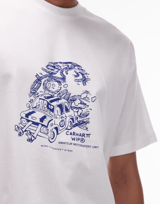 Carhartt WIP - Unit - T-shirt bianca vestibilità ampia, 5 di 5