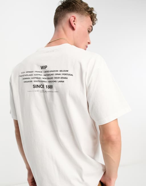 Carhartt WIP unite back print t-shirt in white | ASOS