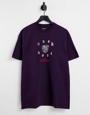 T-shirts et débardeurs Carhartt WIP - Unite - T-shirt imprimé au dos - Violet