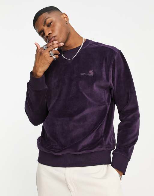 Carhartt velour sweatshirt new arrivals