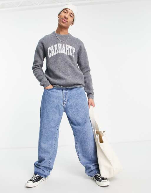 Carhartt WIP university script jumper in grey