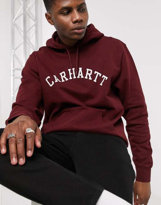 Hooded college sweatshirt outlet carhartt